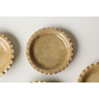 御深井釉 ひだ皿 10枚1組　P505 