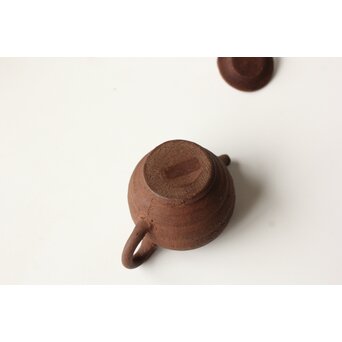 初代か 杉江寿門 後手南蛮手急須　P507 