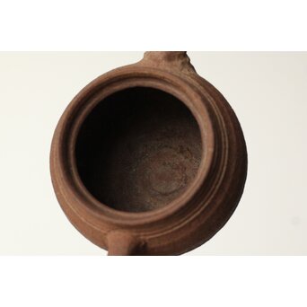 初代か 杉江寿門 後手南蛮手急須　P507 