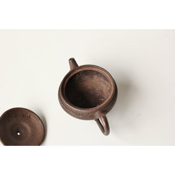 沢田菅江 常滑 後手南蛮手急須　P508 