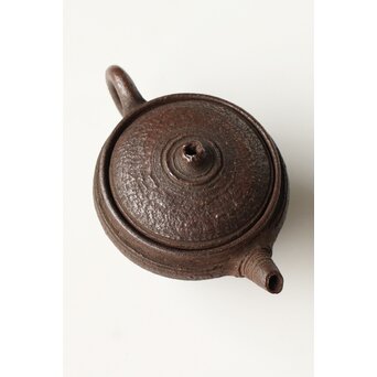 沢田菅江 常滑 後手南蛮手急須　P508 