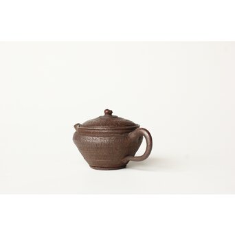 沢田菅江 常滑 後手南蛮手急須　P508 