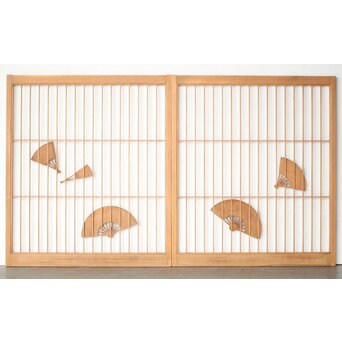 扇 大型書院 2枚1組　R0450 ウラ