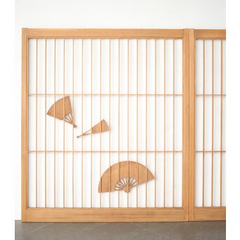 扇 大型書院 2枚1組　R0450 