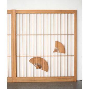 扇 大型書院 2枚1組　R0450 