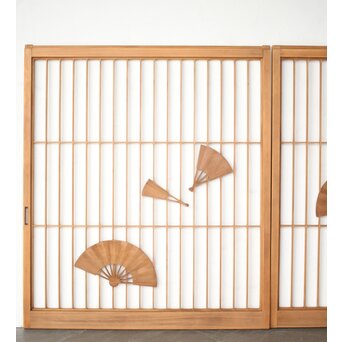 扇 大型書院 2枚1組　R0450 