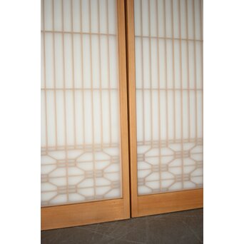 両面ガラス 組子書院 2枚1組　R0452 