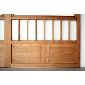 市松デザイン ガラス戸 4枚1組　GD0256Y 