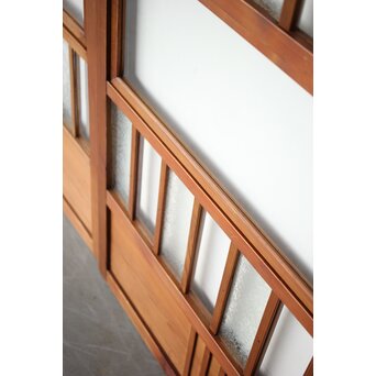 市松デザイン ガラス戸 4枚1組　GD0256Y 