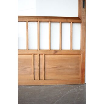 市松デザイン ガラス戸 4枚1組　GD0256Y 