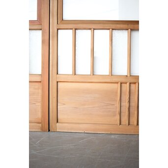 市松デザイン ガラス戸 4枚1組　GD0256Y 