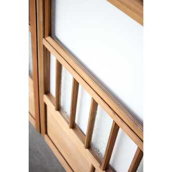 市松デザイン ガラス戸 4枚1組　GD0256Y 