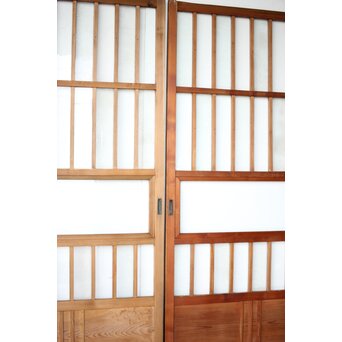 市松デザイン ガラス戸 4枚1組　GD0256Y 