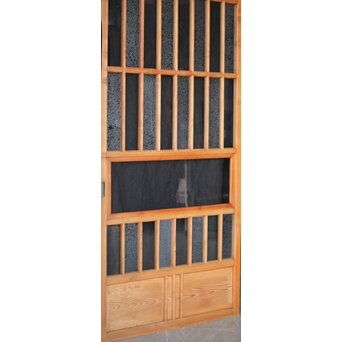 市松デザイン ガラス戸 4枚1組　GD0256Y 市松模様になるように細かいパーツ分け