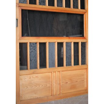 市松デザイン ガラス戸 4枚1組　GD0256Y 