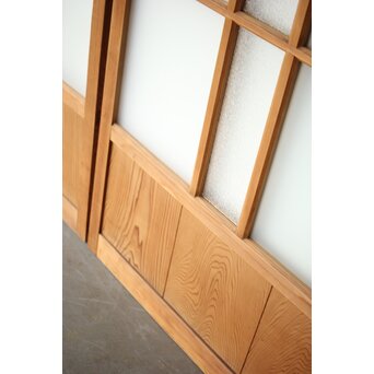 白木ガラス戸 2枚1組　GD0257 