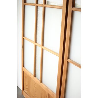 白木ガラス戸 2枚1組　GD0257 
