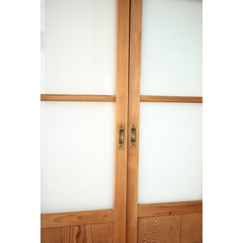 白木ガラス戸 2枚1組　GD0257 