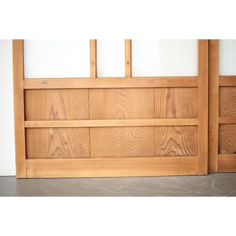 白木ガラス戸 2枚1組　GD0257 