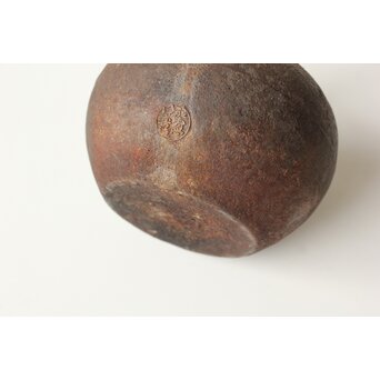 龍寿堂 浄寿 丸形鉄瓶 湯沸 銀摘蓋　M443 