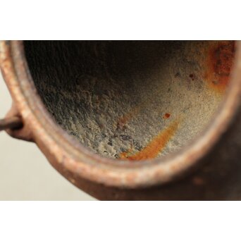 龍寿堂 浄寿 丸形鉄瓶 湯沸 銀摘蓋　M443 