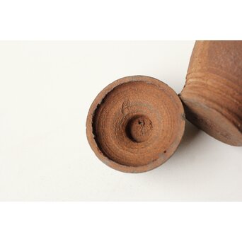 初代か 杉江寿門 後手南蛮手勾玉紋急須　P509 