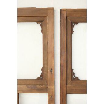 レトロガラス戸 2枚1組　GD0258 