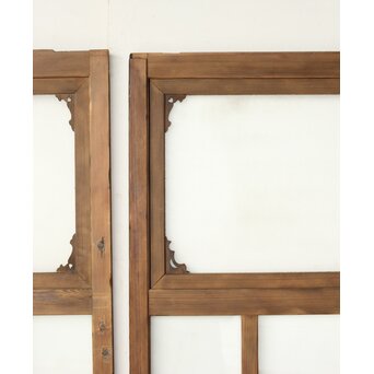 レトロガラス戸 2枚1組　GD0258 