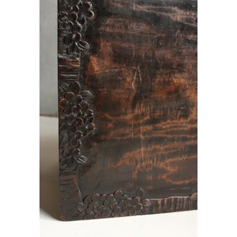 軽井沢彫 文机 卓　T481 