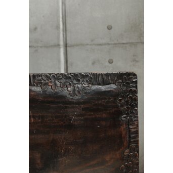 軽井沢彫 文机 卓　T481 