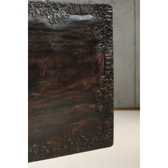 軽井沢彫 文机 卓　T481 