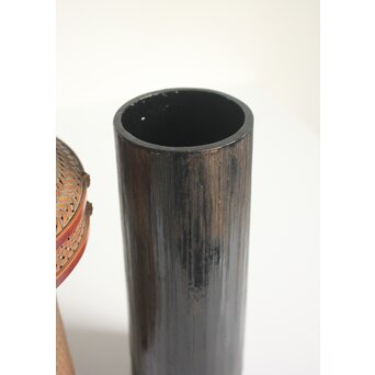 小菅吼月 竹編花籠　U366 