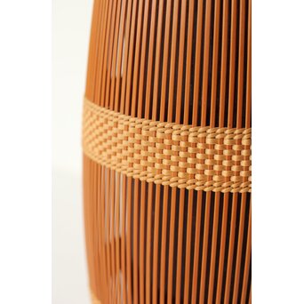 小菅吼月 竹編花籠　U367 