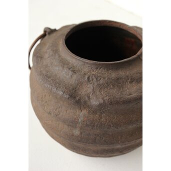 やつれ 鉄釜　M444 