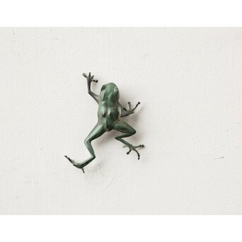 梶川白雲 金工 青蛙　M445