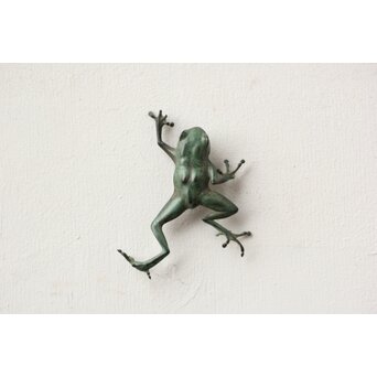 梶川白雲 金工 青蛙　M445 