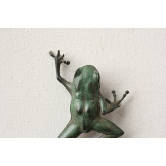 梶川白雲 金工 青蛙　M445 