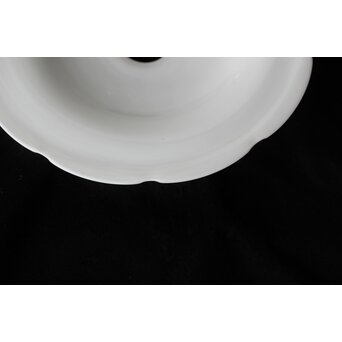 フリル 乳白色平電笠　A489 