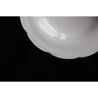 フリル 乳白色平電笠　A489 