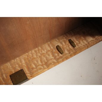 桑無垢玉杢 抽斗 和箪笥　C411 