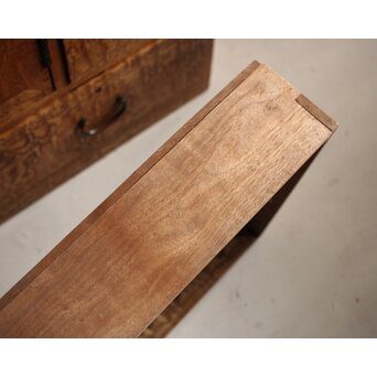 桑無垢玉杢 抽斗 和箪笥　C411 