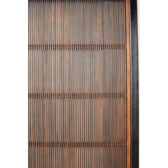 黒枠 上部透かし格子戸 3枚1組　L1153Y 