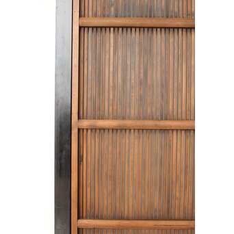 黒枠 上部透かし格子戸 3枚1組　L1153Y 