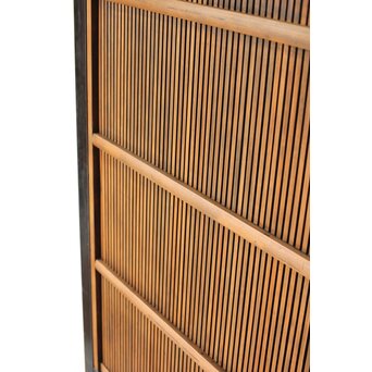 黒枠 上部透かし格子戸 3枚1組　L1153Y 