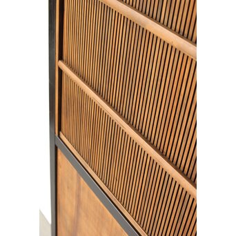 黒枠 上部透かし格子戸 3枚1組　L1153Y 