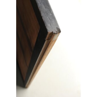 黒枠 上部透かし格子戸 3枚1組　L1153Y 