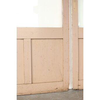 アンティーク クリアガラス戸 2枚1組　D193 