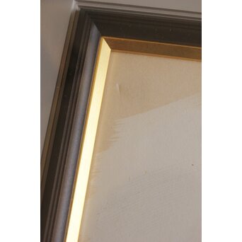 東郷青児 婦人像 色紙額装　Z569 