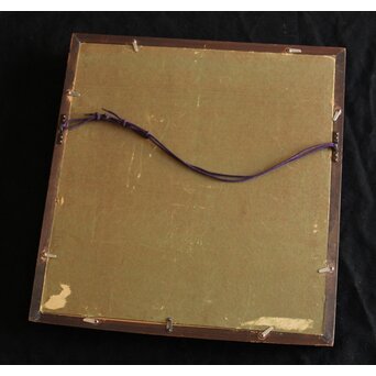 東郷青児 婦人像 色紙額装　Z569 