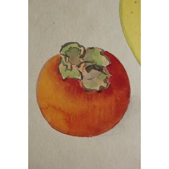 伊東深水 静物画 色紙　Z570 